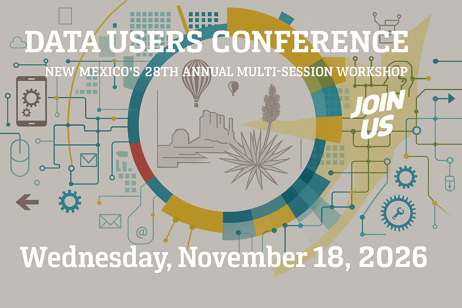 New Mexico Data Users Conference banner
