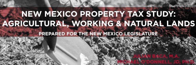 New Mexico Property Tax Study: Agriculture, Working & Natural Lands feature image