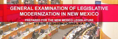 General Examination of Legislative Modernization in New Mexico feature image